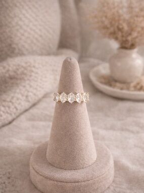 Gold Marquise Cubic Zirconia Eternity Band - Women Jewelry Kendra Scott